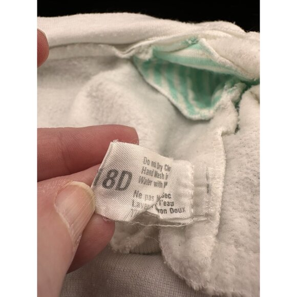 Vtg Cabbage Patch Kids Green Teal White Stripe 1983 Track Suit Coleco Shirt Top - Picture 8 of 9